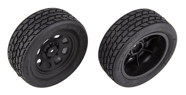 ASS71194 SR10 Front Wheels with Street Stock Tires, mounted