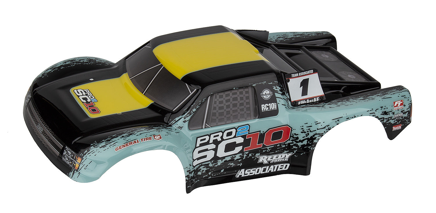 ASS72000 Pro2 SC10 Contender Body, printed Team Associated