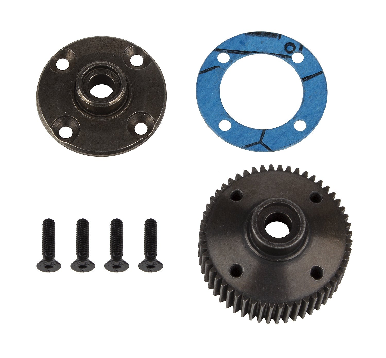 ASS72004 DR10M Metal Gear Differential Case Set, 52T Team Associated