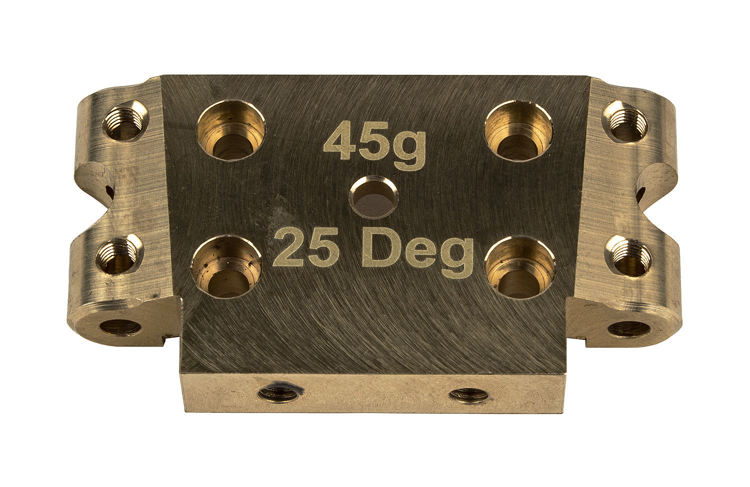 ASS72007 DR10 FT Brass Front Bulkhead, 25 deg Team Associated