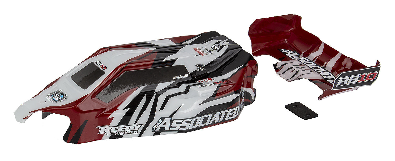 ASS72020 RB10 RTR Body and Wing, red Team Associated