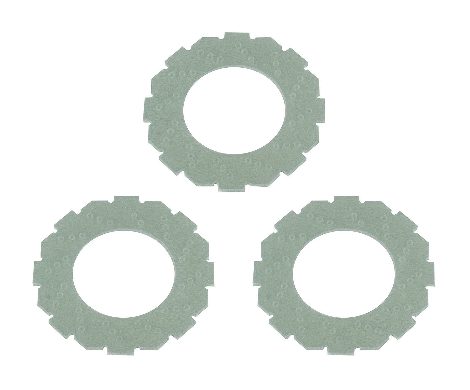 ASS72027 FT Octalock Slipper Pads, 19mm, fiberglass Team Associated