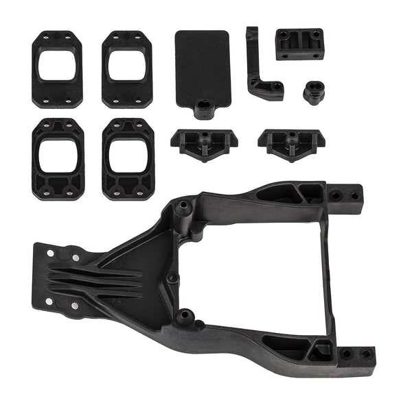 ASS72036 DR10M Front Chassis Plate and Gearbox Mount Set