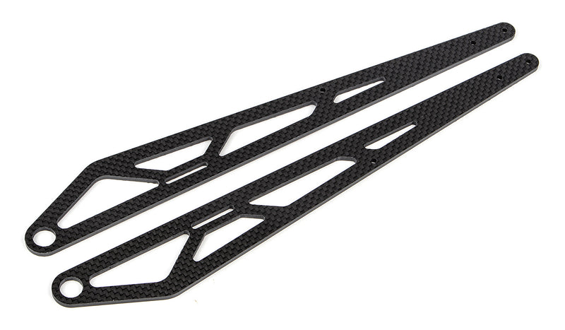 ASS72086 DR10M Wheelie Bar Suspension Arms, carbon fiber