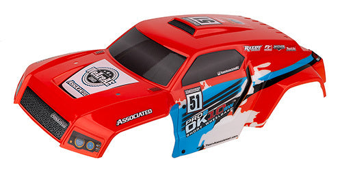 ASS72116 Pro2 DK10SW Desert Buggy Body, orange Team Associated