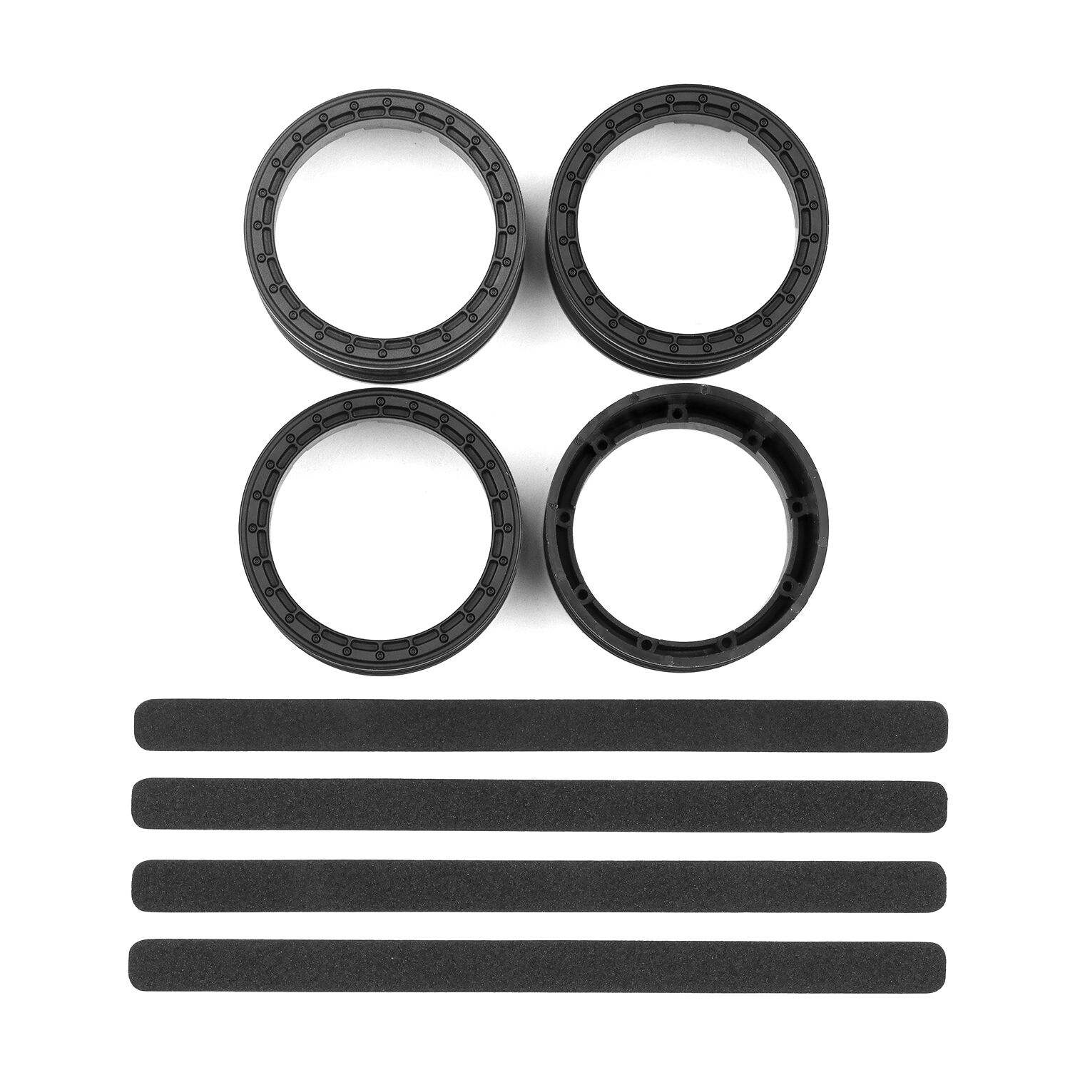 ASS72242 DC10 FT Adjustable Wheel Rims, black TEAM ASSOCIATED