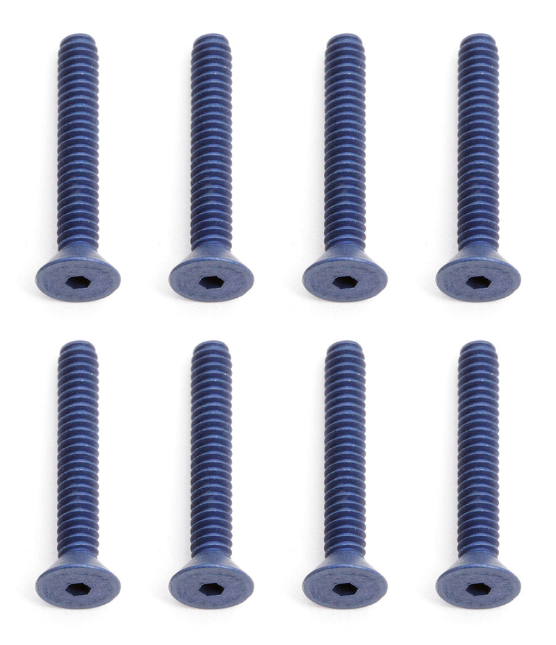 ASS7869 FT Screws, 4-40 x 3/4 in FHCS, blue aluminum