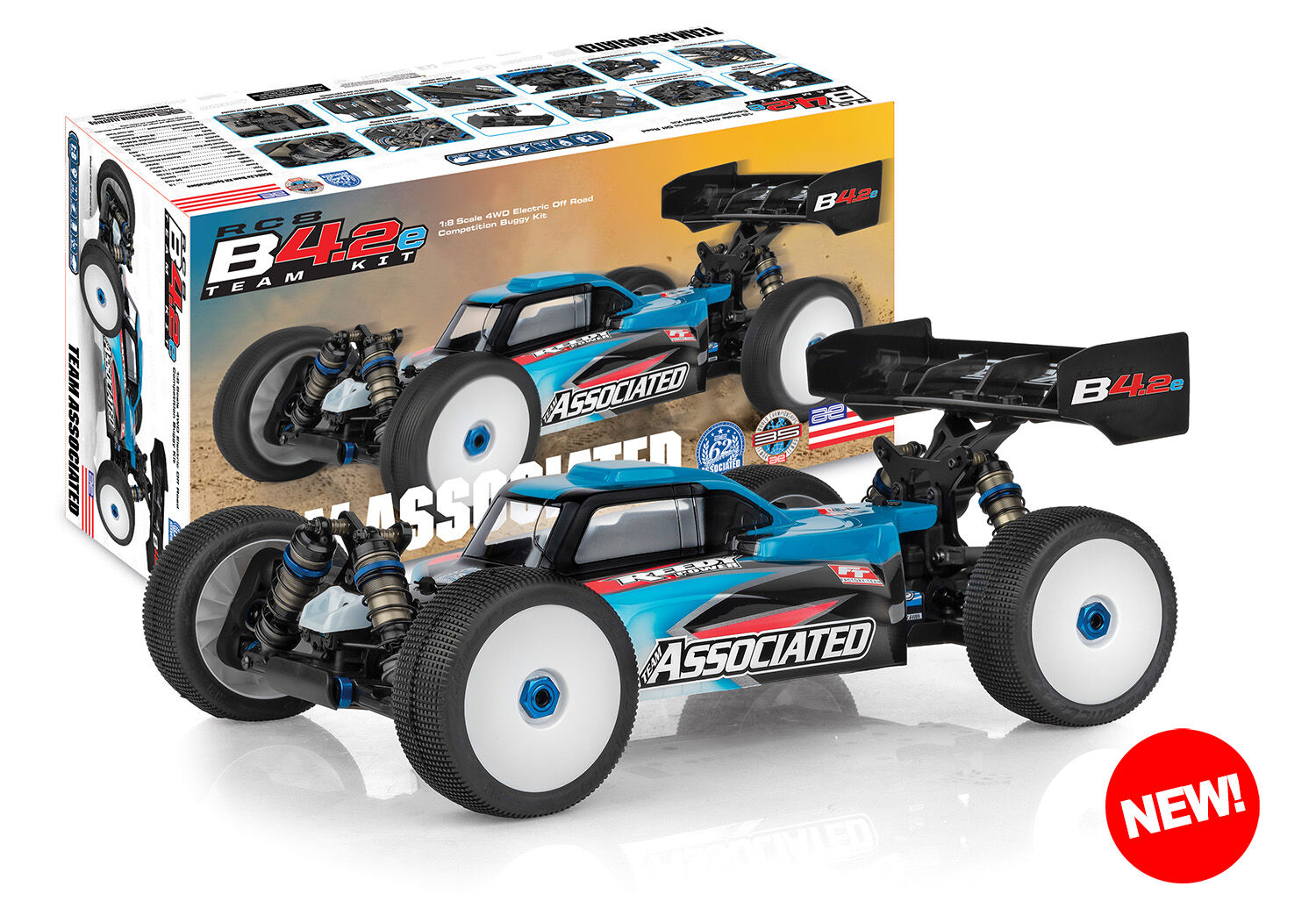 Team Associated 1/8 RC8B4.2e Team Kit 1/8 ASS80955