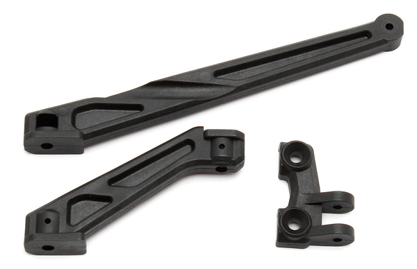 ASS81032 RC8B3 Chassis Braces, long (front and rear)