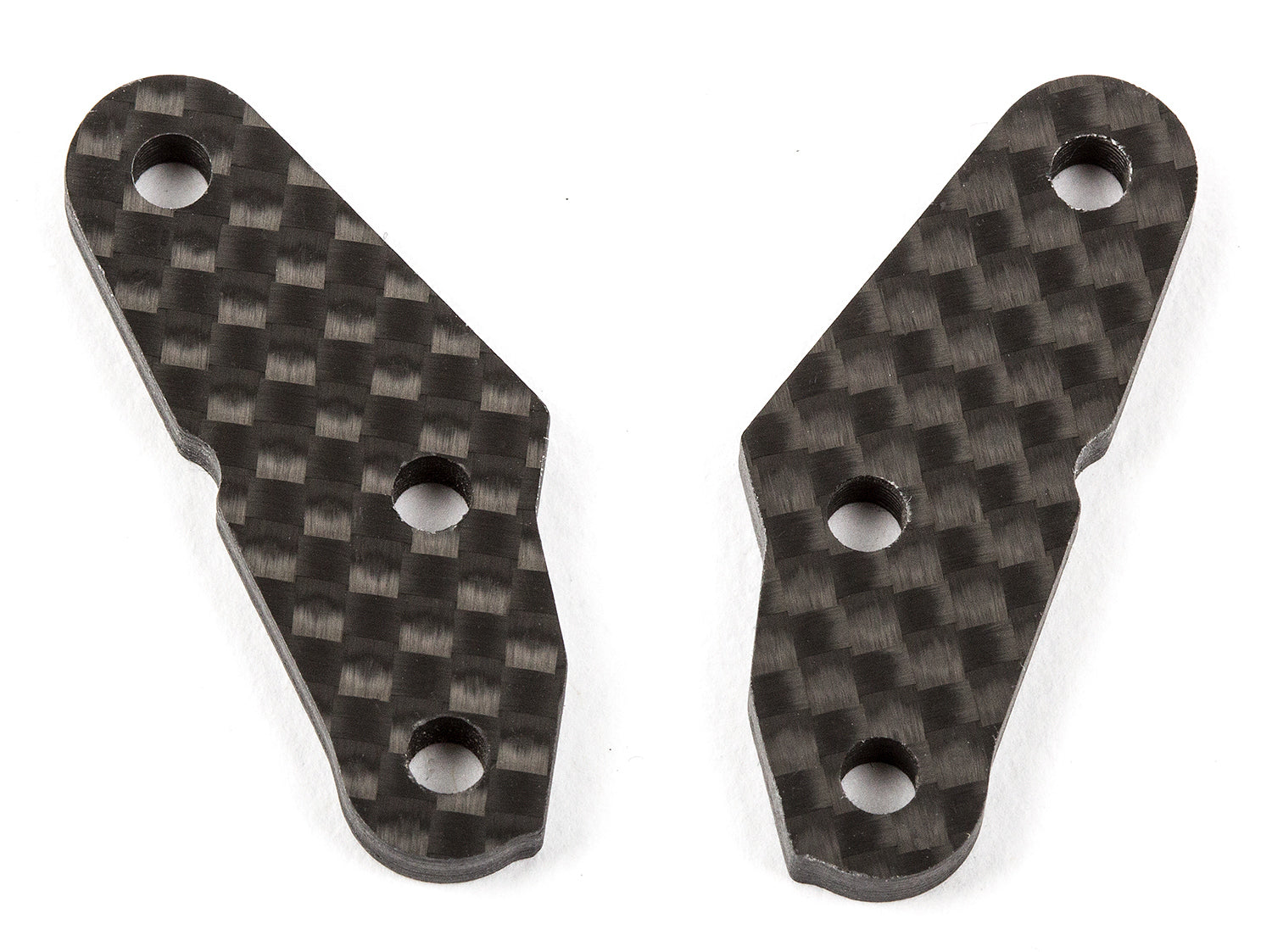 ASS81064 RC8B3 FT Steering Block Arms, +2 deg., carbon fiber Team Associated