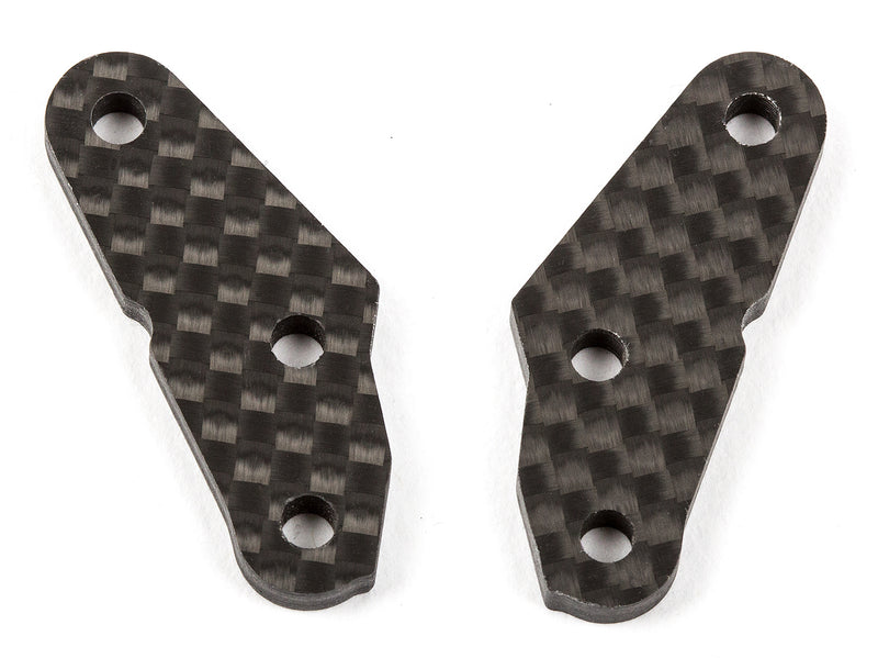 ASS81064 RC8B3 FT Steering Block Arms, +2 deg., carbon fiber