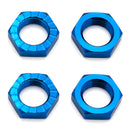 ASS81082 FT Wheel Nuts, 17 mm, blue aluminum Team Associated