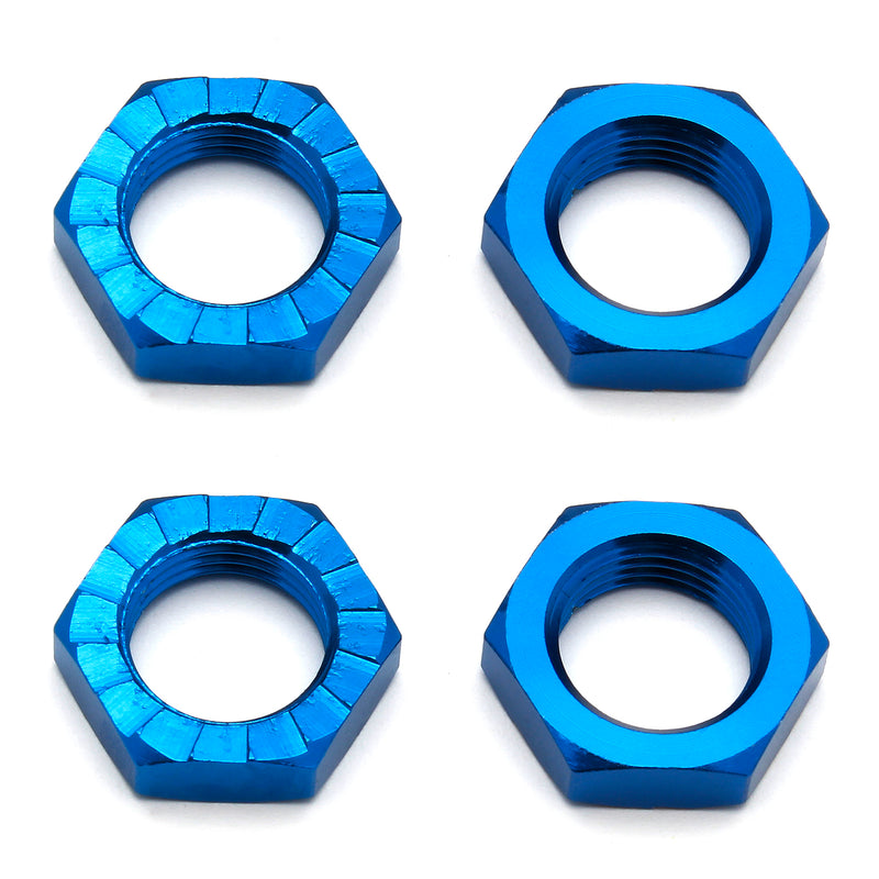 ASS81082 FT Wheel Nuts, 17 mm, blue aluminum