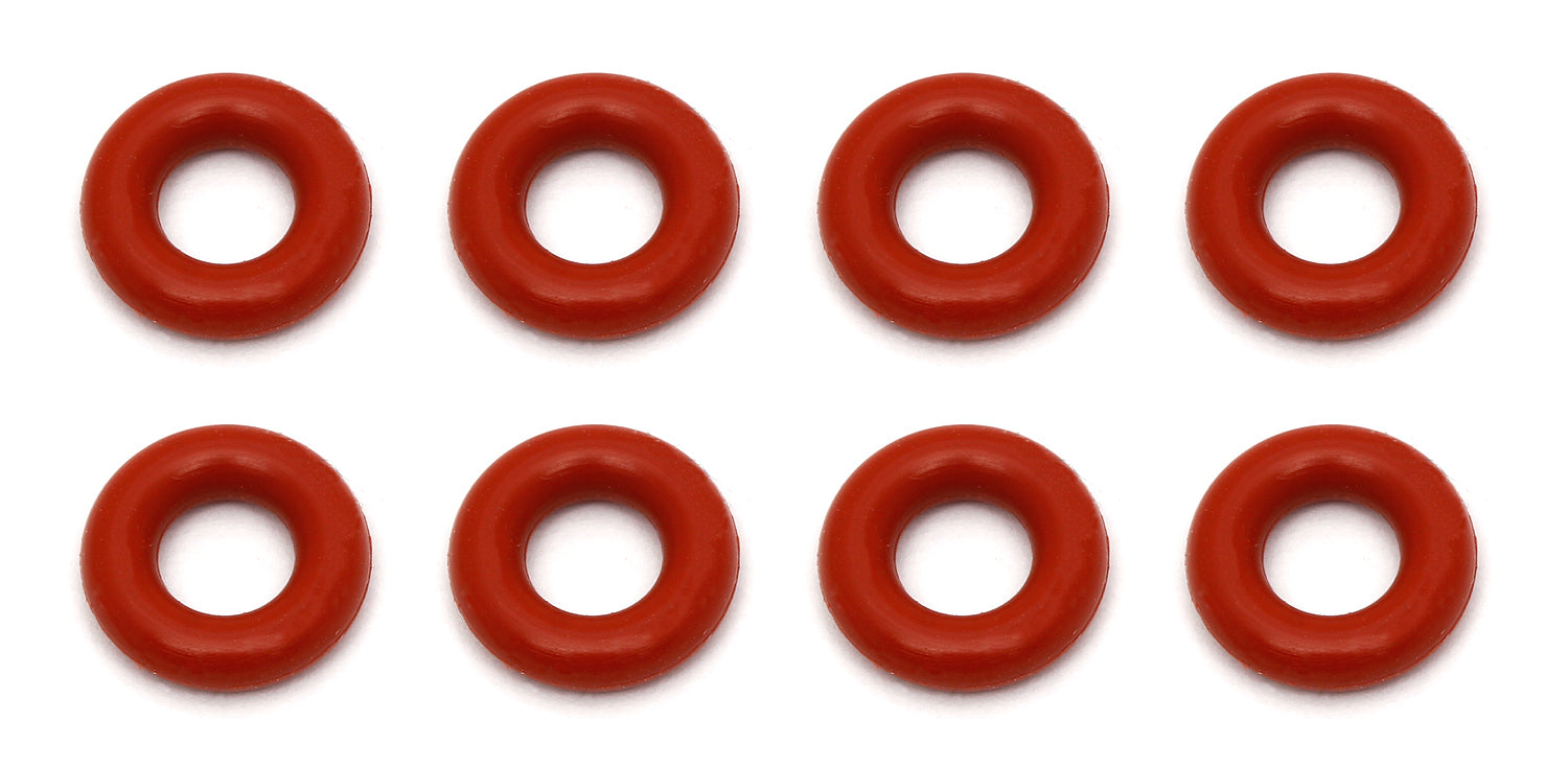 ASS81186 RC8B3 Shock O-rings, red Team Associated