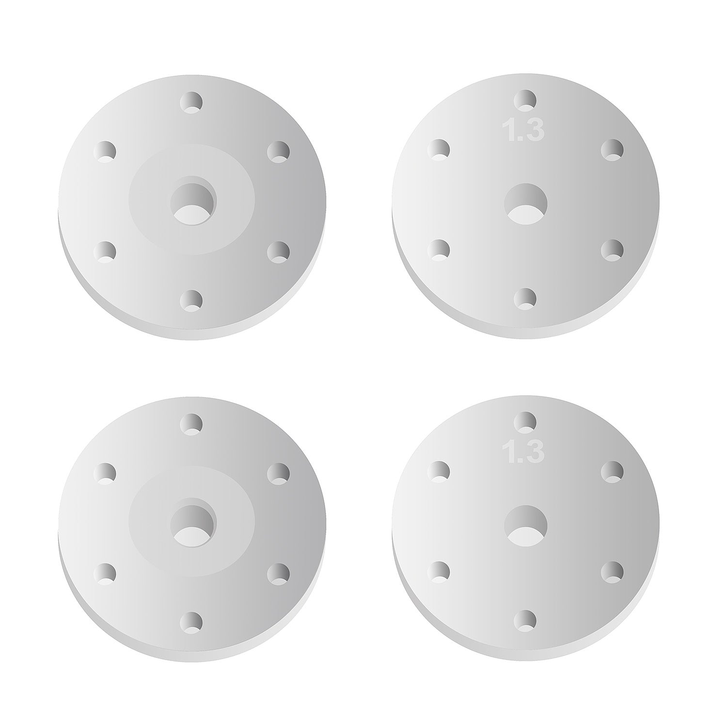 ASS81207 FT 16mm Shock Piston, 6x1.3mm, tapered Team Associated