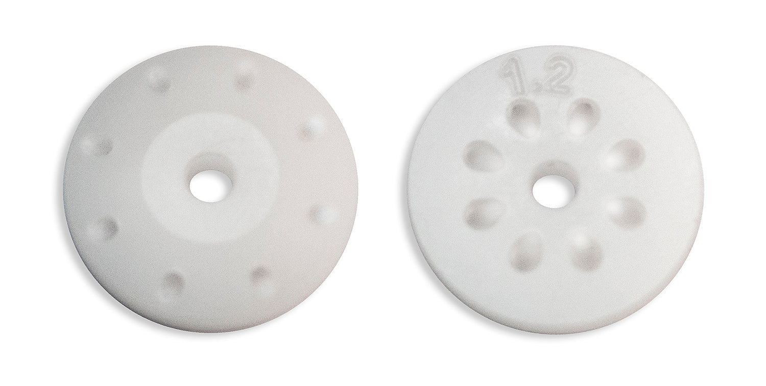 ASS81210 FT 16mm Shock Pistons, 8x1.2 mm, tapered, angled Team Associated