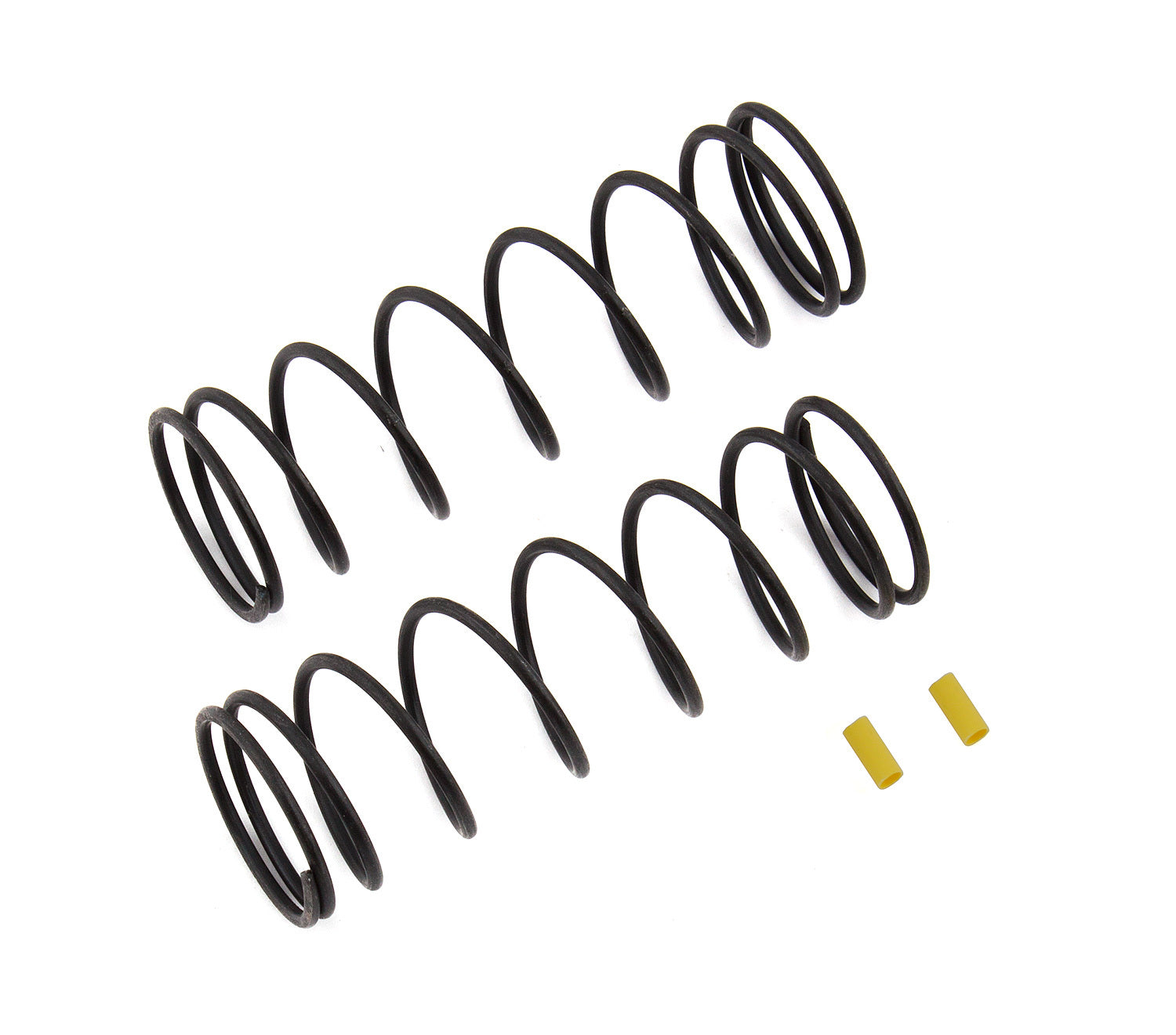 ASS81226 Front Springs V2, yellow, 5.7 lb/in, L70, 8.5T, 1.6D Team Associated