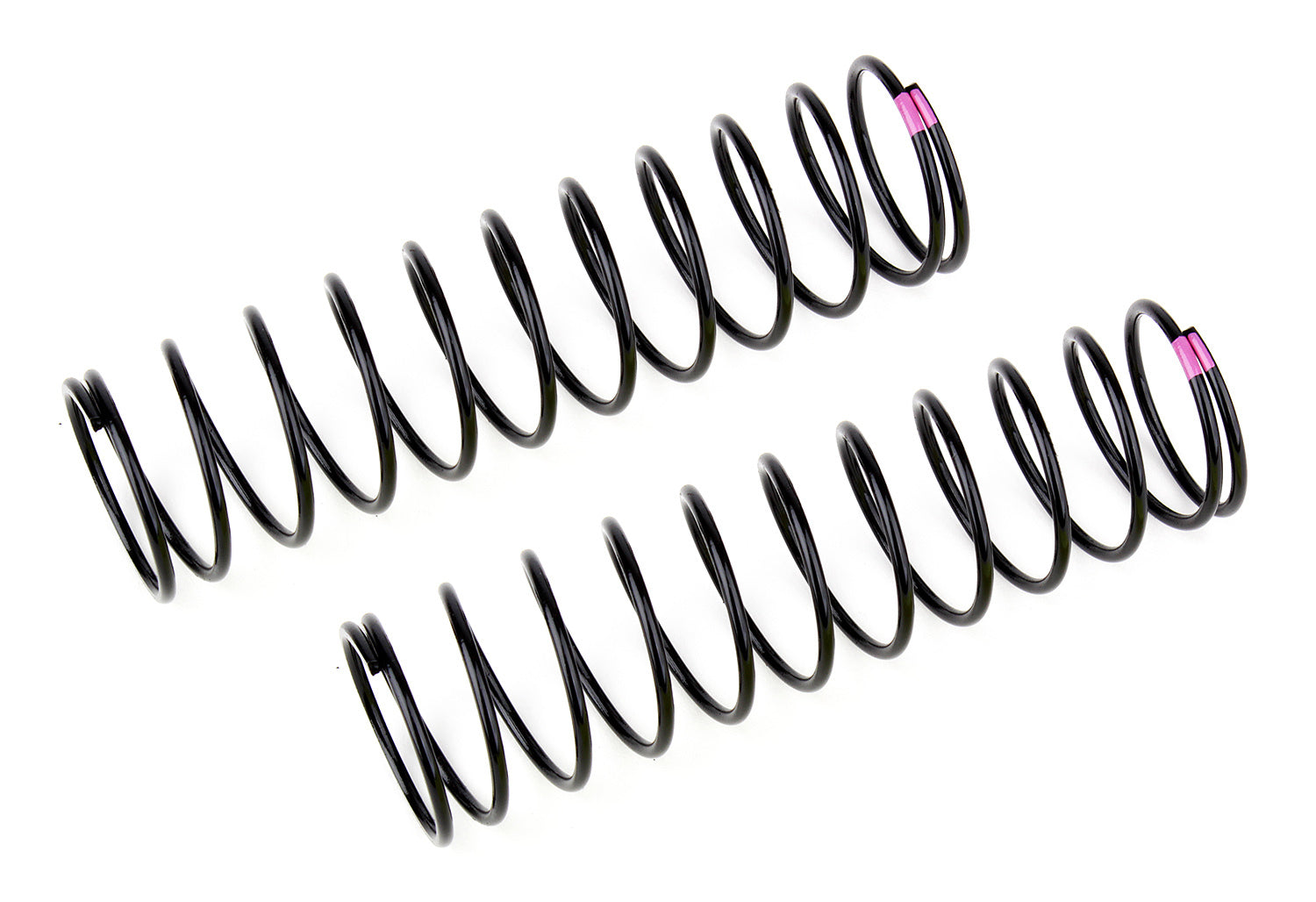ASS81233 Rear Springs V2, pink, 3.7 lb/in, L86, 12.00T, 1.6D Team Associated