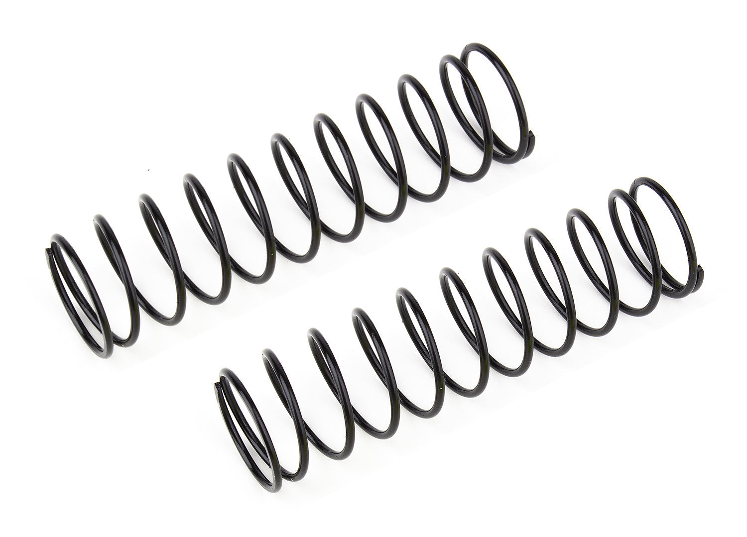 ASS81235 Rear Springs V2, black, 3.9 lb/in, L86, 11.50T, 1.6D Team Associated