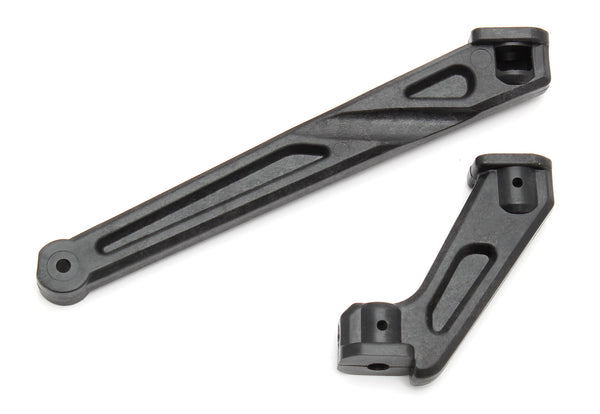 ASS81301 RC8B3 Chassis Braces, short (front and rear)