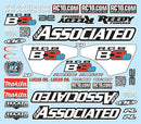 ASS81305 Decal Sheet RC8B3e Team Associated