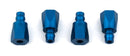 ASS81410 RC8B3.1 Shock Bushings, blue aluminum Team Associated