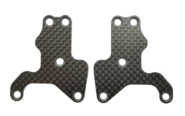 ASS81440 RC8B3.2 FT Front Suspension Arm Inserts, carbon fiber, 1.2mm