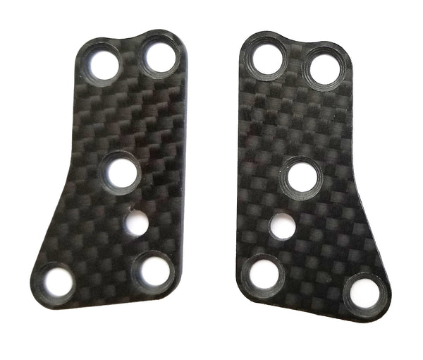 ASS81444 RC8B3.2 FT Front Upper Suspension Arm Inserts, carbon fiber, 1.2mm