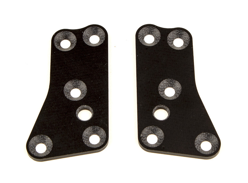 ASS81445 RC8B3.2 FT Upper Suspension Arm Inserts, G10, Front Upper, 2.0 mm