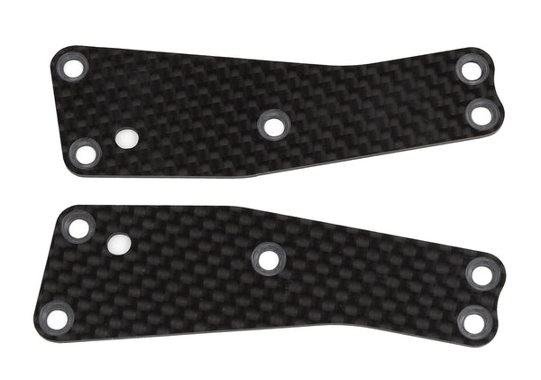 ASS81482 RC8T3.2 FT Front Upper Suspension Arm Inserts, 1.2mm, carbon fiber