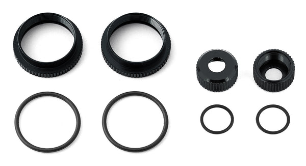 ASS81492 16mm Shock Collar and Seal Retainer Set, black