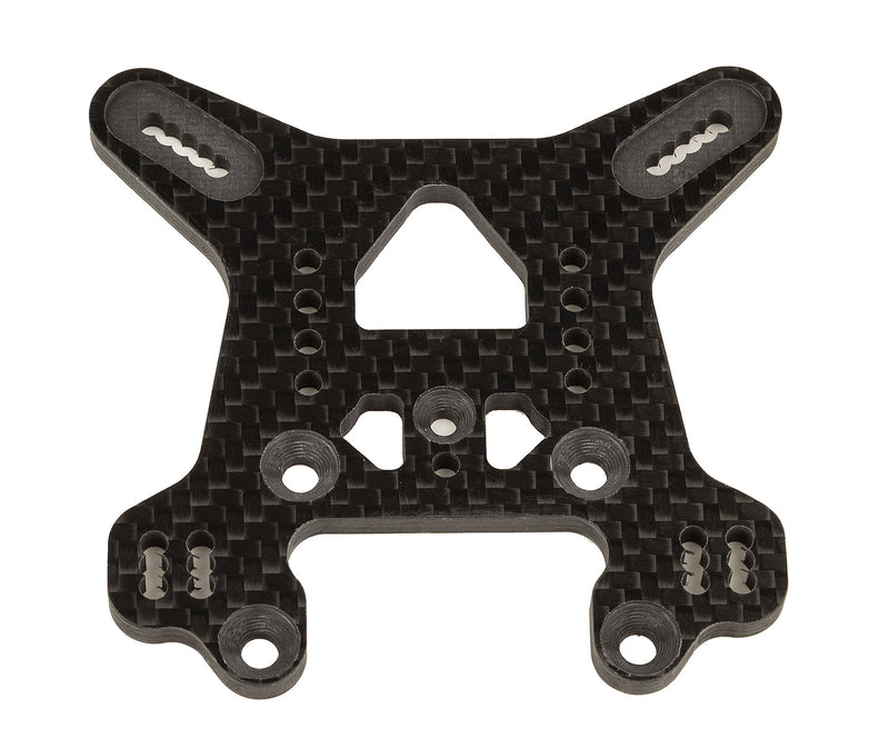 ASS81506 RC8B4 FT Rear Shock Tower, carbon fiber