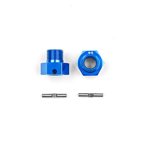 ASS81628 RC8T4 Ft Wheel Hexes, +4mm