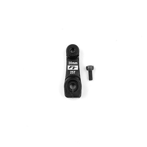 ASS81673 RC8 FT Aluminum Clamping Servo Horn, 25t, 20mm, -2mm Offset
