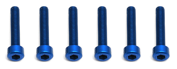 ASS8565 FT Screws, Blue Aluminum M3x16 mm SHCS