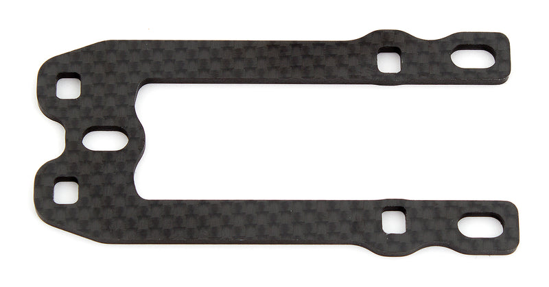 ASS8636 RC10F6 FT Front Top Plate, forward servo, carbon fiber