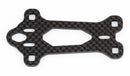 ASS8637 RC10F6 FT Adjustable Caster Top Plate, carbon fiber Team Associated