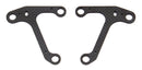 ASS8639 RC10F6 Upper Suspension Arms, carbon fiber Team Associated