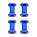 ASS8651 #### RC10F6 Suspension Arm Standoffs, blue aluminum