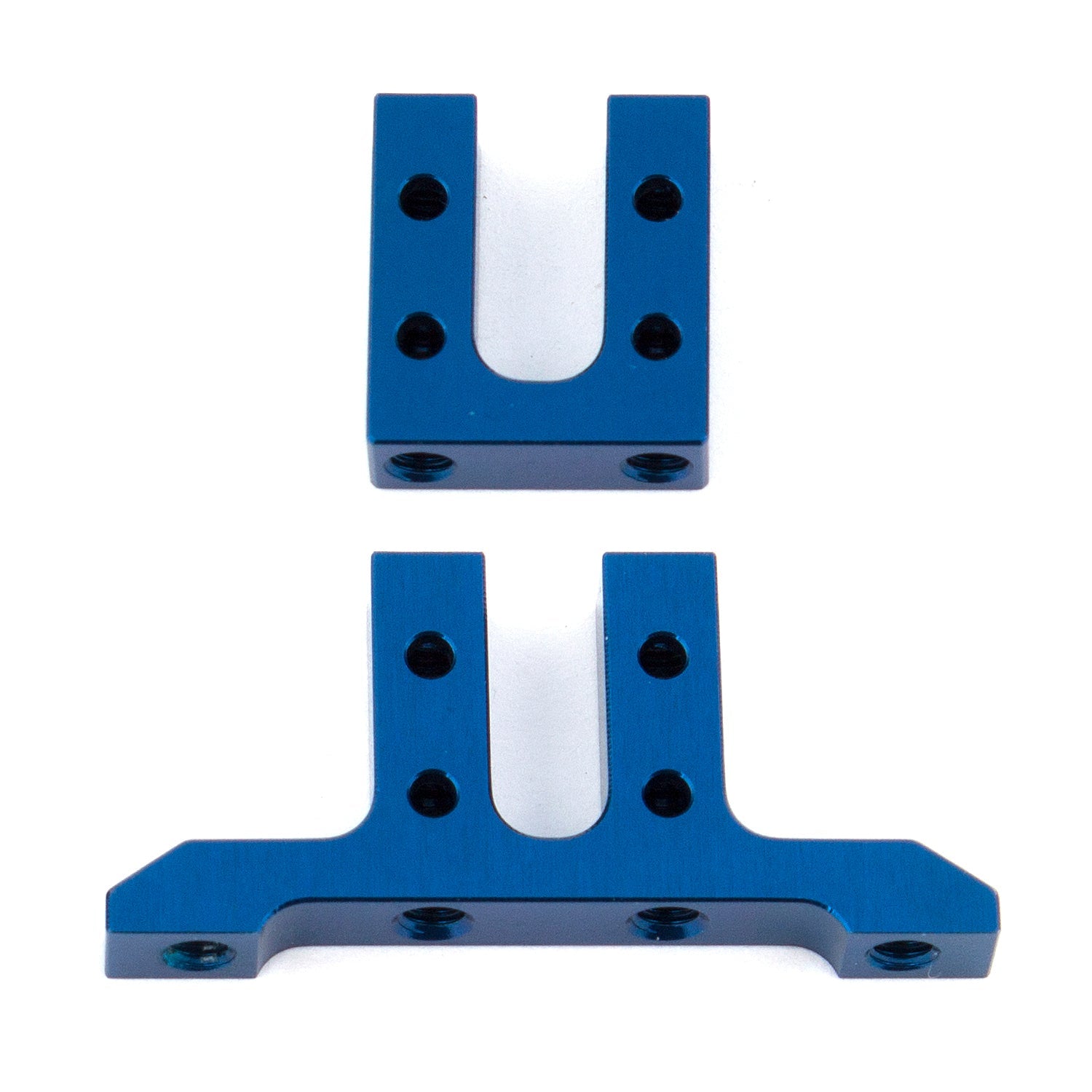 ASS8656 RC10F6 FT Forward Servo Mount, blue aluminum Team Associated