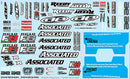 ASS8690 RC10F6 Decal Sheet Team Associated