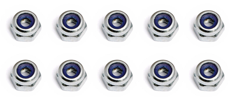 ASS89215 Locknuts, M2.5x0.4, Shock Piston, silver