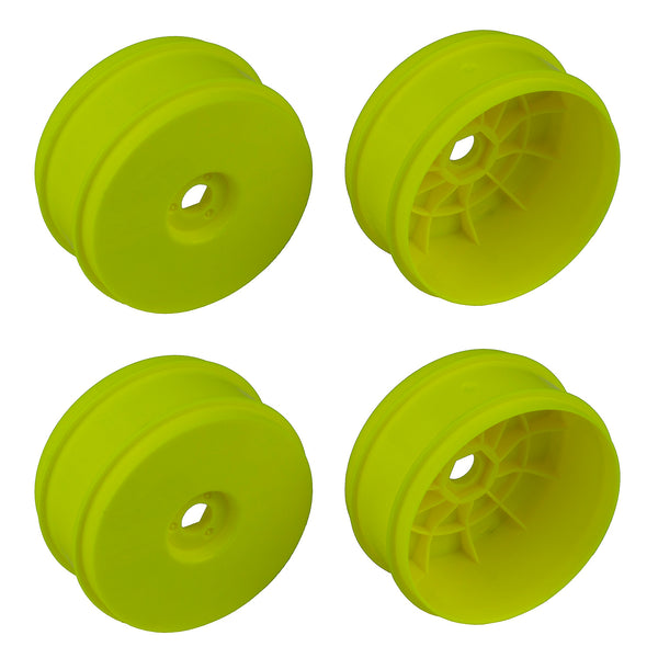 ASS89297 1:8 Buggy Wheels, 83 mm, 17 mm Hex, yellow