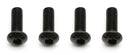 ASS89317 Droop Screws, M4 0.7x12mm BHCS, black Team Associated