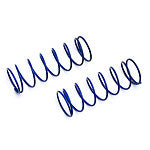 ASS89544 RC8.2 FT Front Springs, 4.65, blue