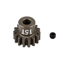 ASS89597 FT Pinion Gear, 15T, MOD 1, 5mm shaft, aluminum Team Associated