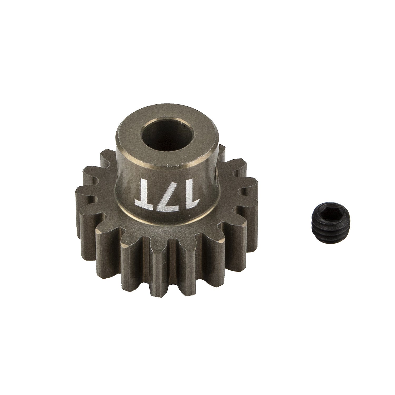 ASS89599 FT Pinion Gear, 17T, MOD 1, 5mm shaft, aluminum Team Associated