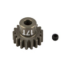 ASS89599 FT Pinion Gear, 17T, MOD 1, 5mm shaft, aluminum Team Associated