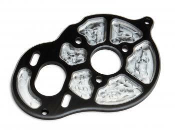 ASS91546 Factory Team Milled Motor Plate, black