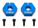 ASS91609 FT Clamping Wheel Hexes, 5.0 mm offset Team Associated